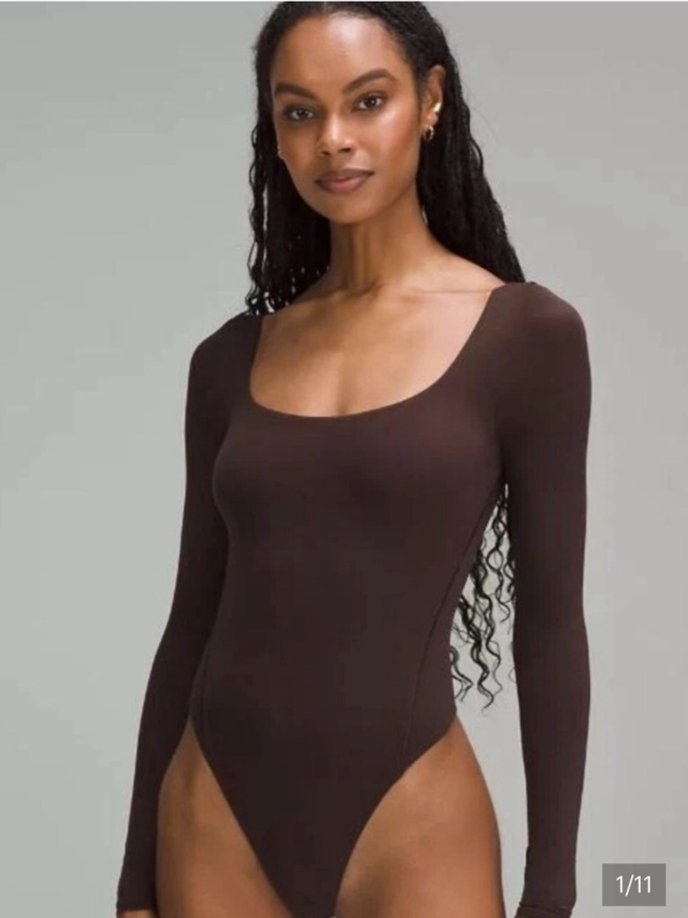 Lululemon Wundermost Ultra-Soft Nulu Square-Neck Long-Sleeve Bodysuit
